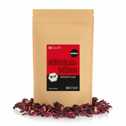 Wohltuer Bio Hibiskusblüten - 500g