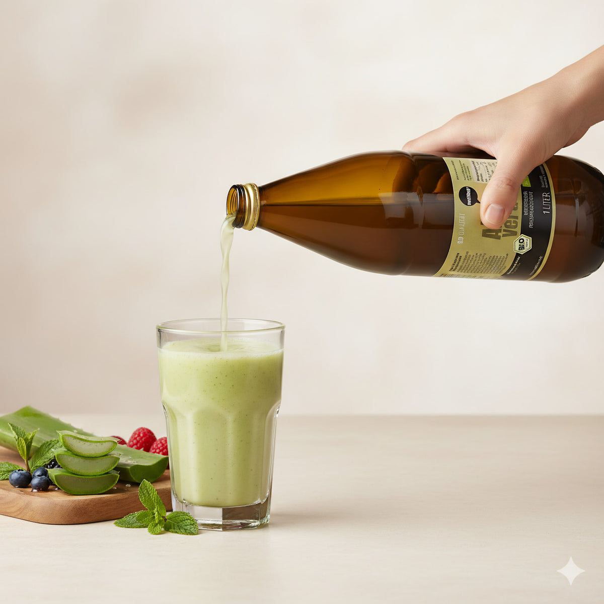 Wohltuer Aloe Vera Frischpflanzensaft naturtrüb - 1000ml — Abbildung 2