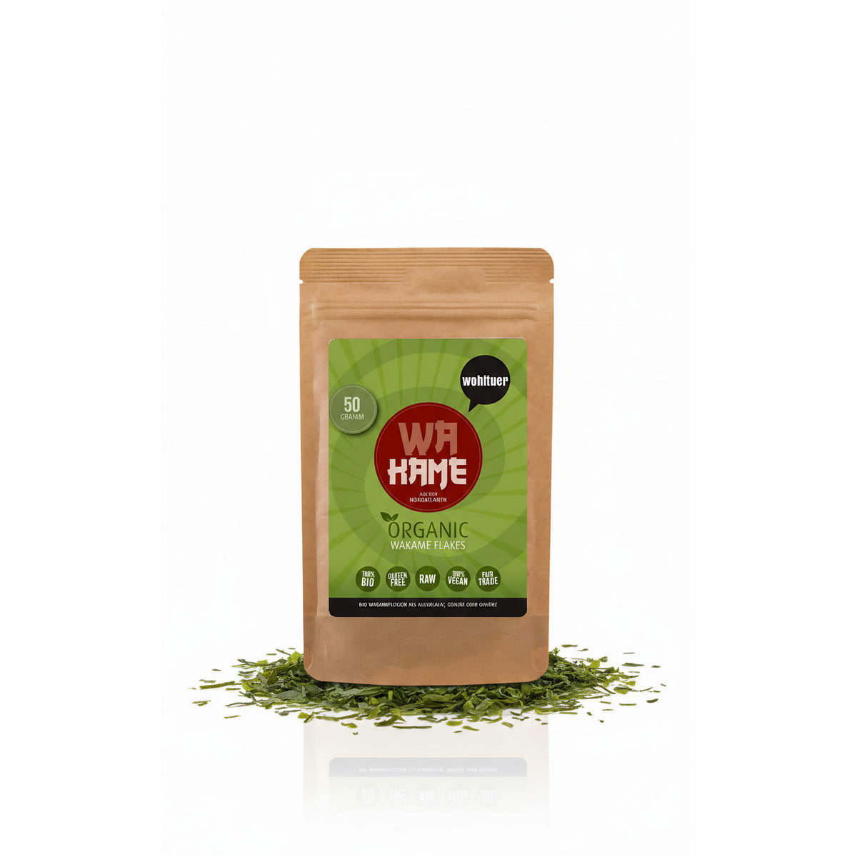 Wohltuer Bio Wakame Flocken Rohkost 50g