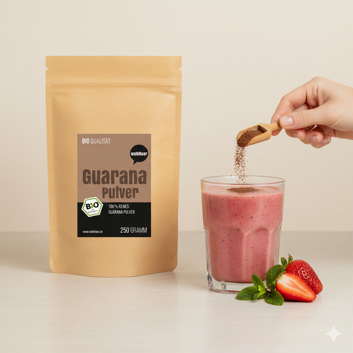 Wohltuer Bio Guarana Pulver - 250g — Abbildung 2