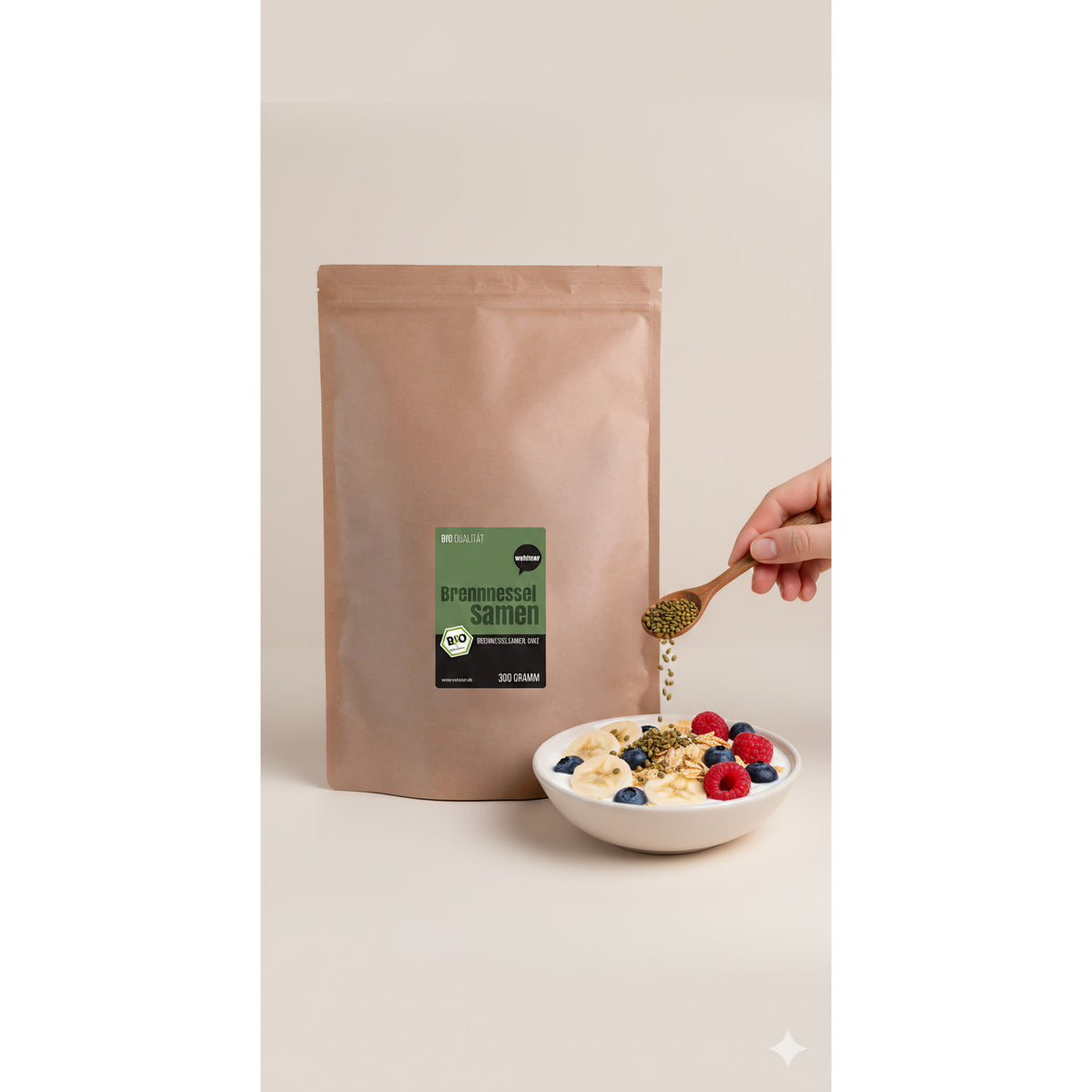 Wohltuer Bio Brennnesselsamen ganz 300g - fit and life shop