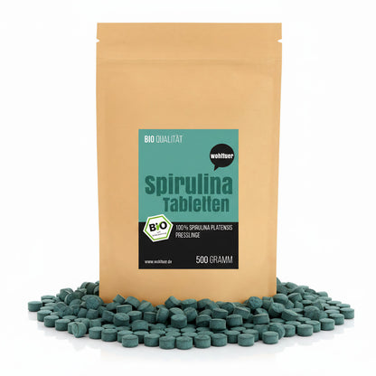 Wohltuer Bio Spirulina Tabletten 500g - fit and life shop