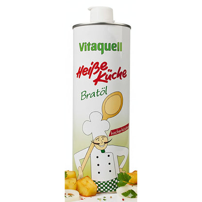 Vitaquell Heiße Küche Bratöl, 1000 ml zum Kochen oder Frittieren - fit and life shop