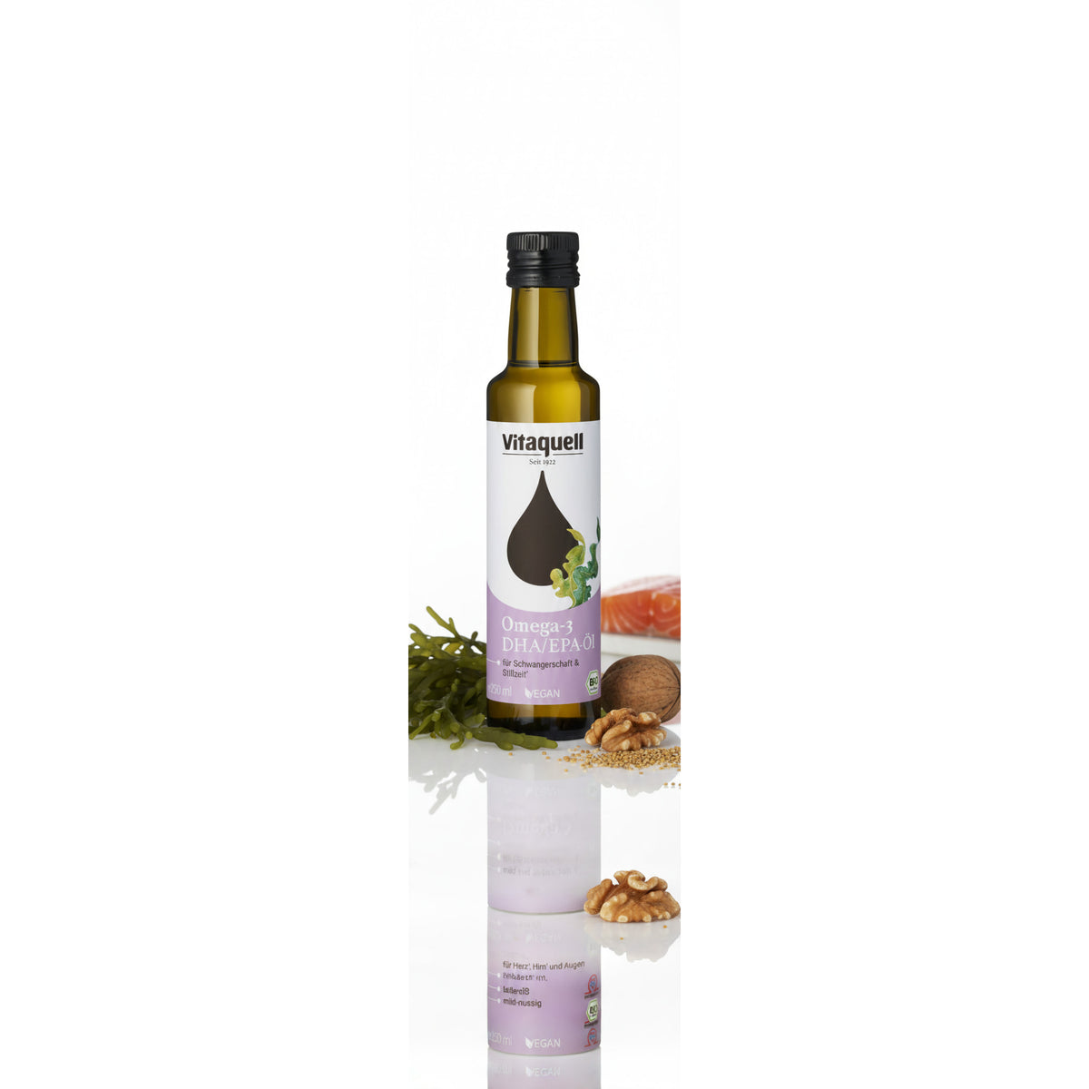 Vitaquell Omega 3 DHA Öl Bio, 250 ml - fit and life shop