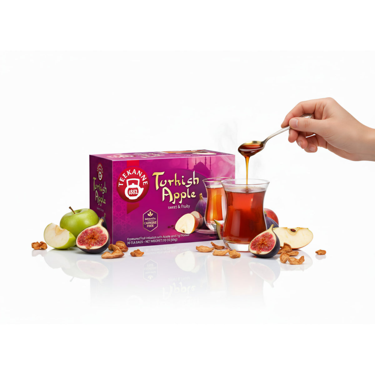 Teekanne Ländertee 1er Set 20 Beutel Hochwertig Aromatisch Vielfalt - fit and life shop