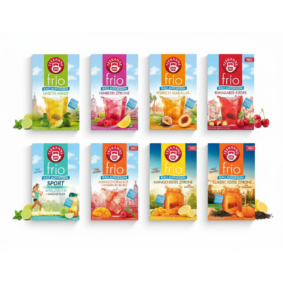 Teekanne FRIO 1er Set 18 Beutel Hochwertig aromatisch Vielfältig - fit and life shop