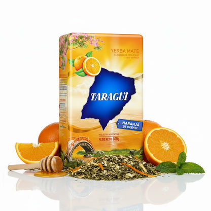 Taragüi Naranja de Oriente - Orange - Mate Tee aus Argentinien 500g - fit and life shop