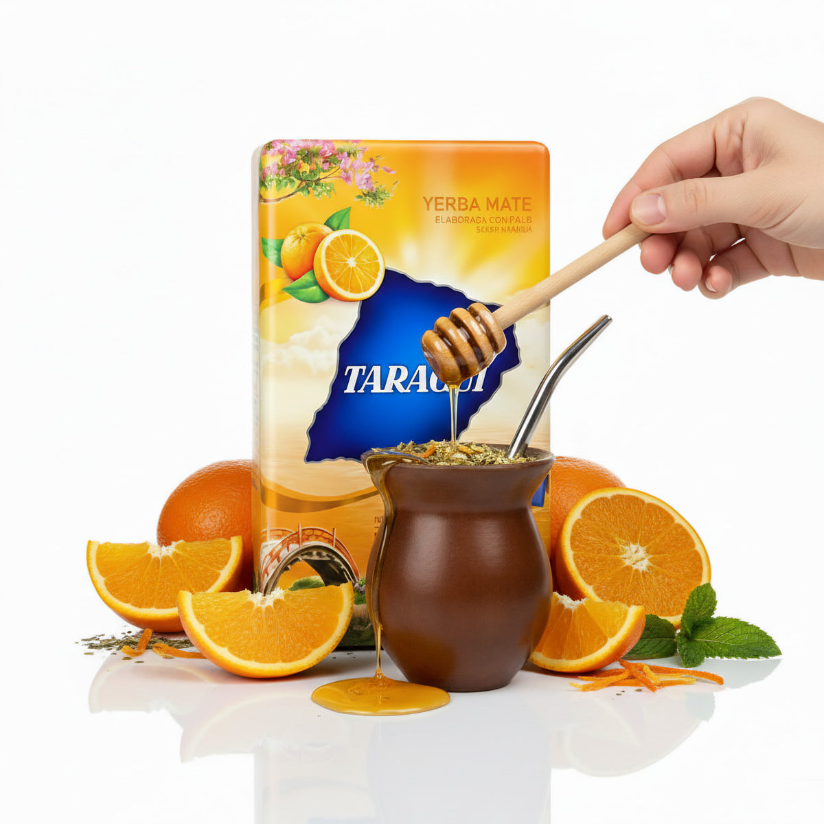 Taragüi Naranja de Oriente - Orange - Mate Tee aus Argentinien 500g - fit and life shop