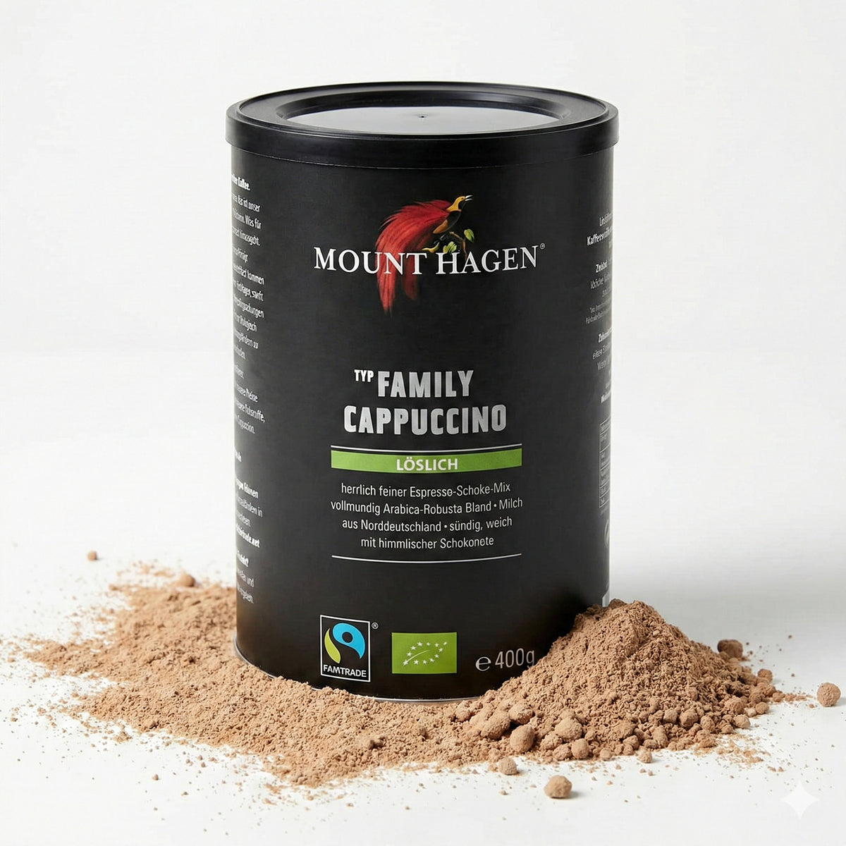Mount Hagen Bio Cappuccino 400g - fit and life shop