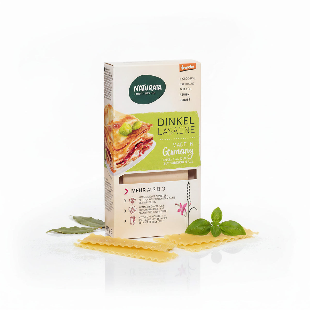 Naturata Bio Dinkel-Lasagne-Platten 250g - fit and life shop