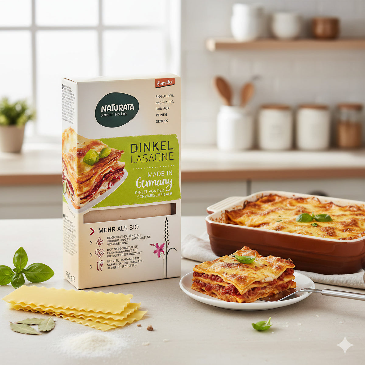 Naturata Bio Dinkel-Lasagne-Platten 250g - fit and life shop