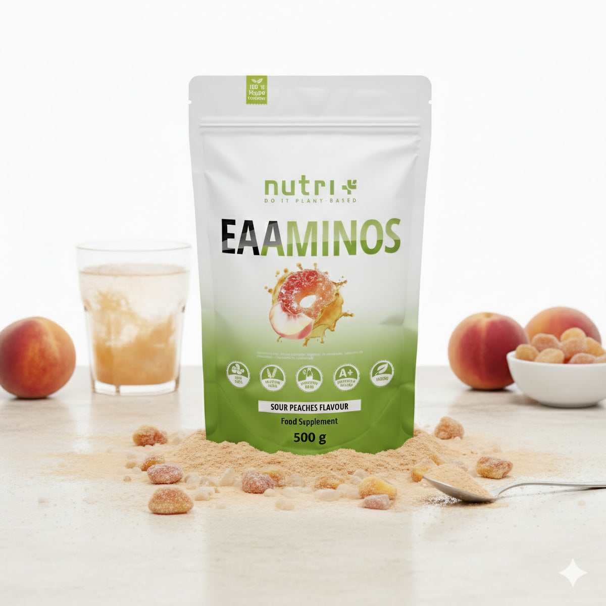 Nutri+ EAA Hochdosierte Aminosäuren  500g - fit and life shop