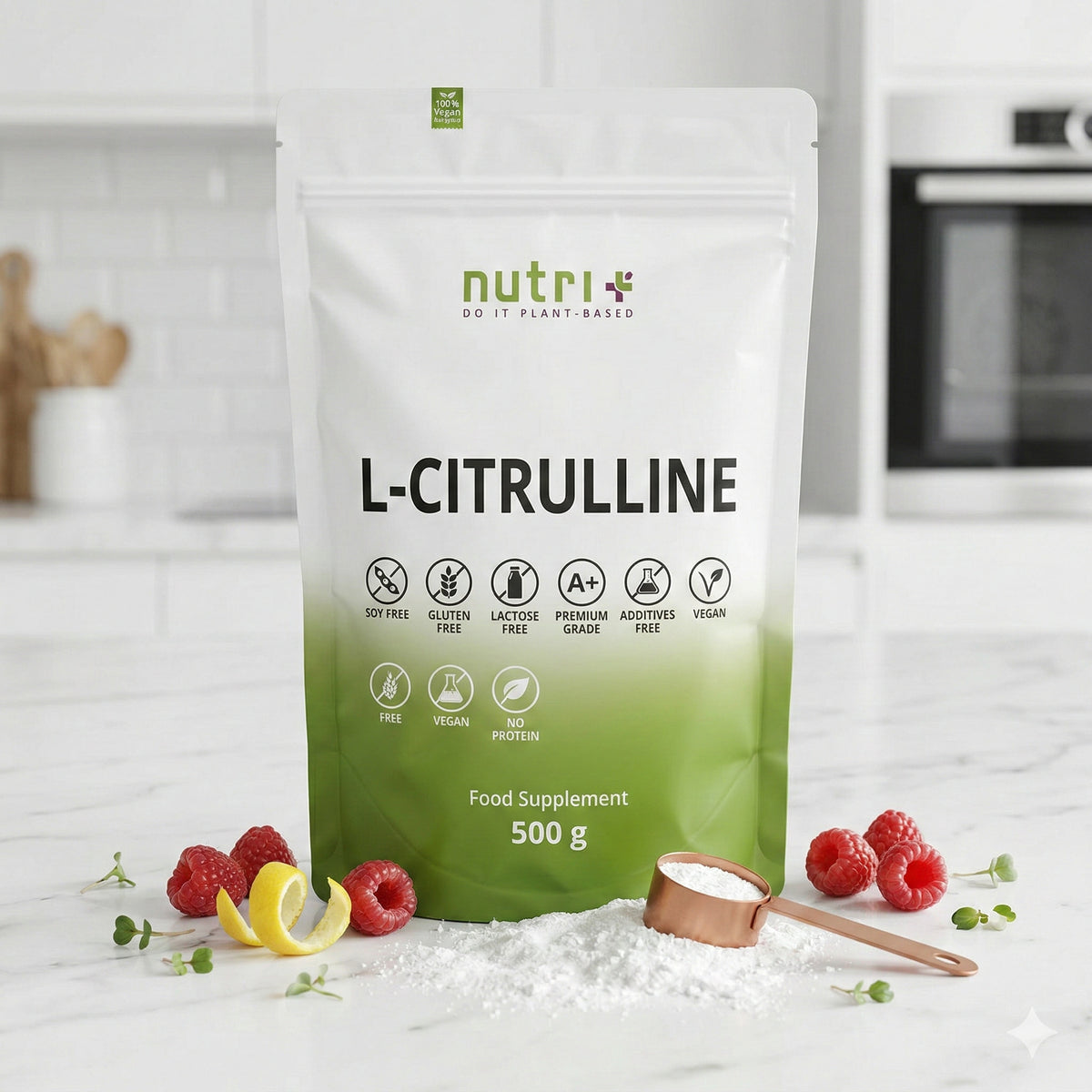 Nutri+ L-CITRULLIN MALAT Pulver (500g) - fit and life shop
