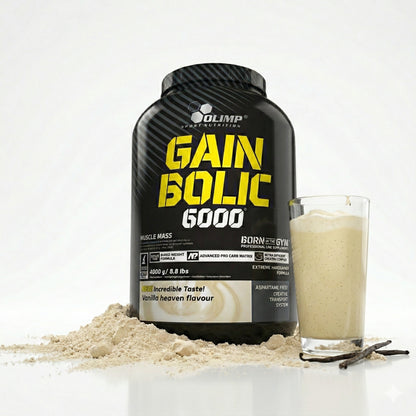 Olimp Gain Bolic 6000 Weight Gainer in 3500g Dose mit verschiedenen Geschmacksrichtungen, cremige Konsistenz, für Muskelaufbau