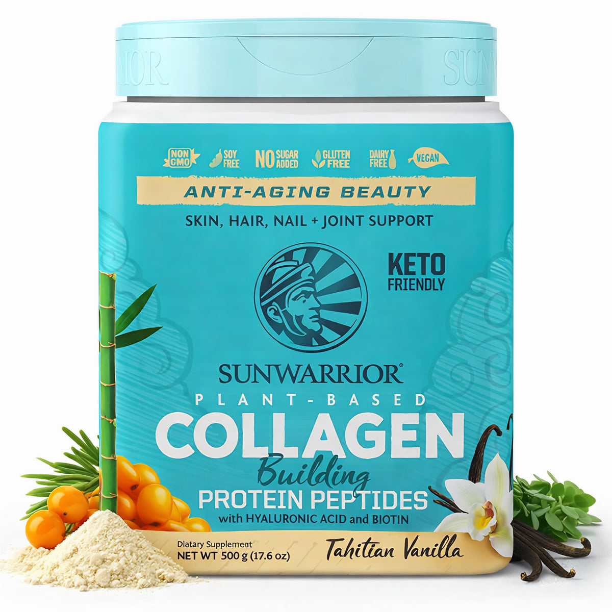 Sunwarrior - Collagen Building Protein ab 500g Dose - fit and life shop