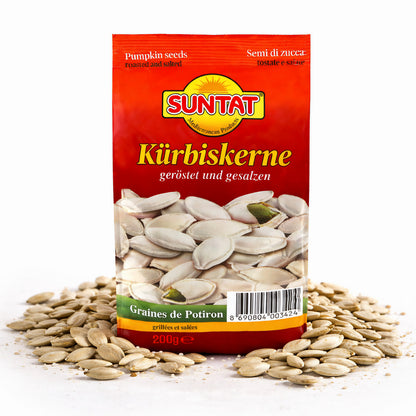 SUNTAT Kürbiskerne geröstet und gesalzen (2x200g) - fit and life shop