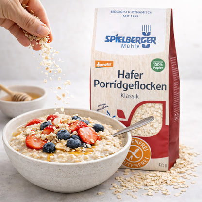 Spielberger Mühle Porridgeflocken - Hafer Klassik glutenfrei (425g) — Abbildung 2