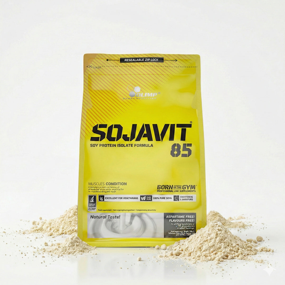 Olimp Sojavit Soja Protein veganes Eiweißpulver in 700g Dose, natürlicher Sojaprotein für eine pflanzliche Ernährung