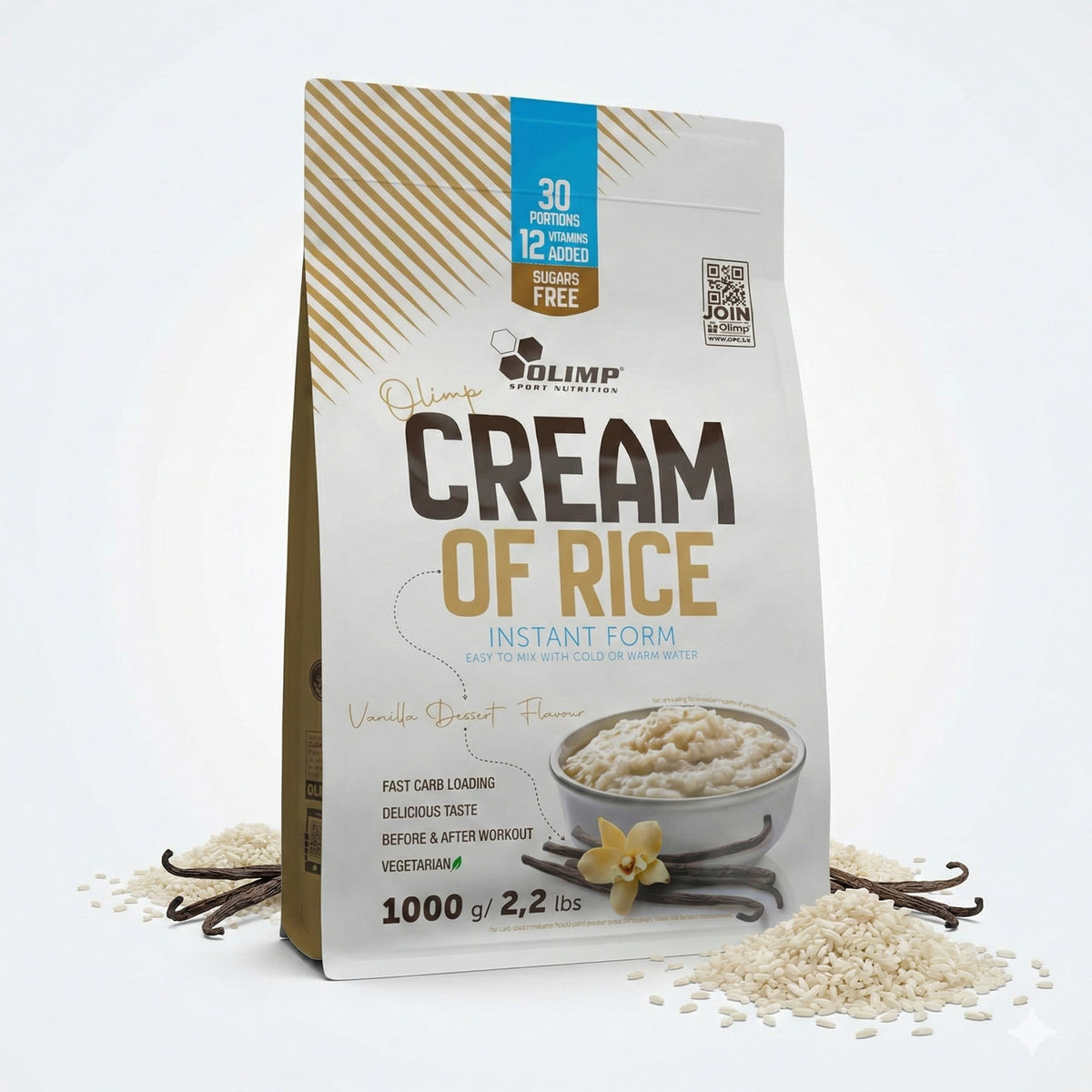 Olimp Cream of Rice - vanilla(1000g) - fit and life shop