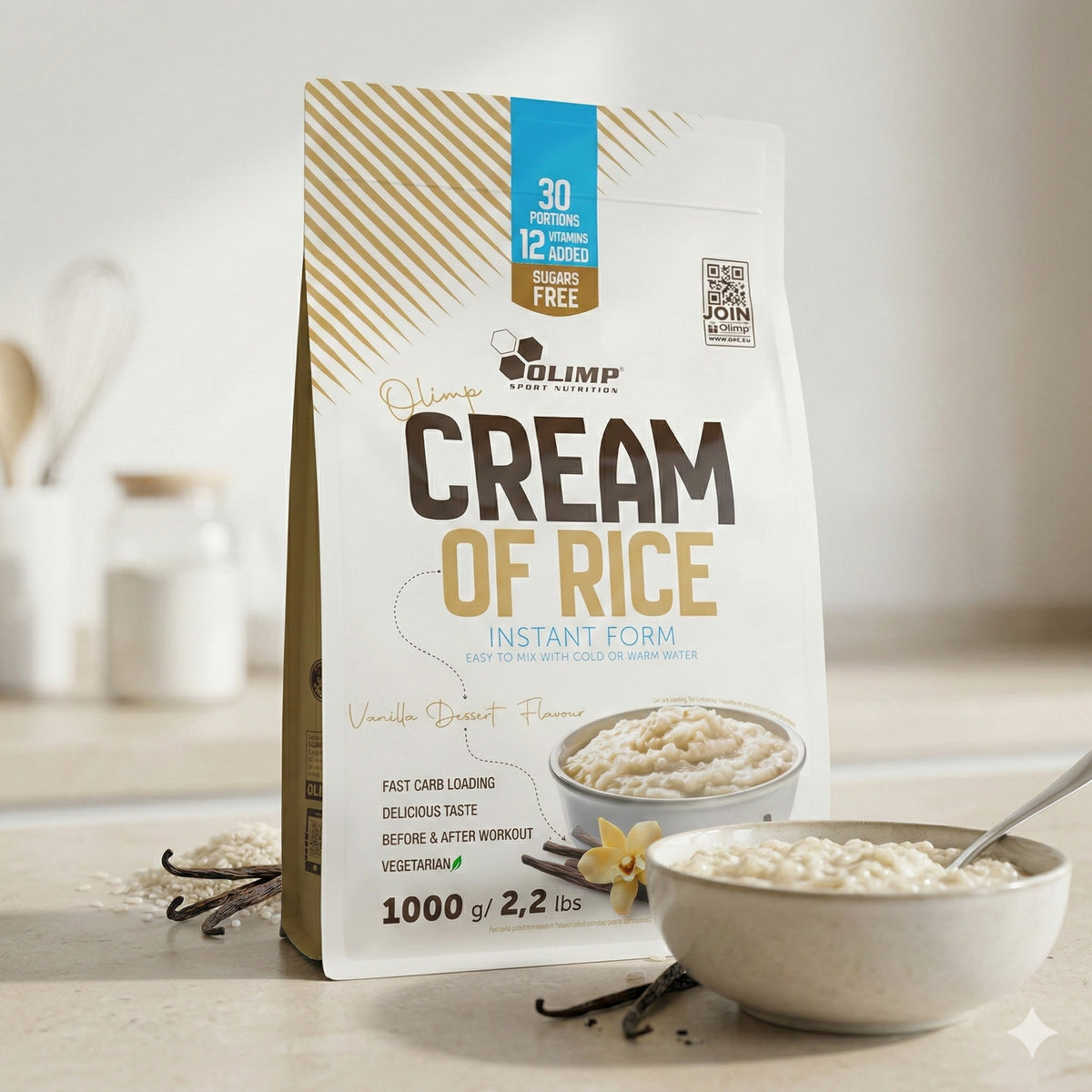 Olimp Cream of Rice - vanilla(1000g) - fit and life shop