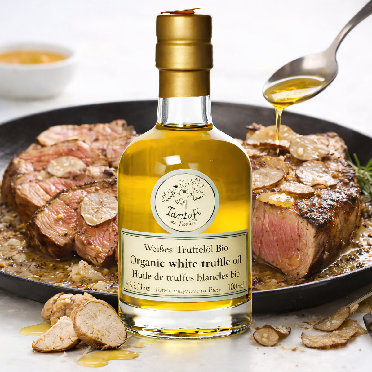 PPURA Olivenöl mit weißem Trüffel (ab 100 ml) - fit and life shop