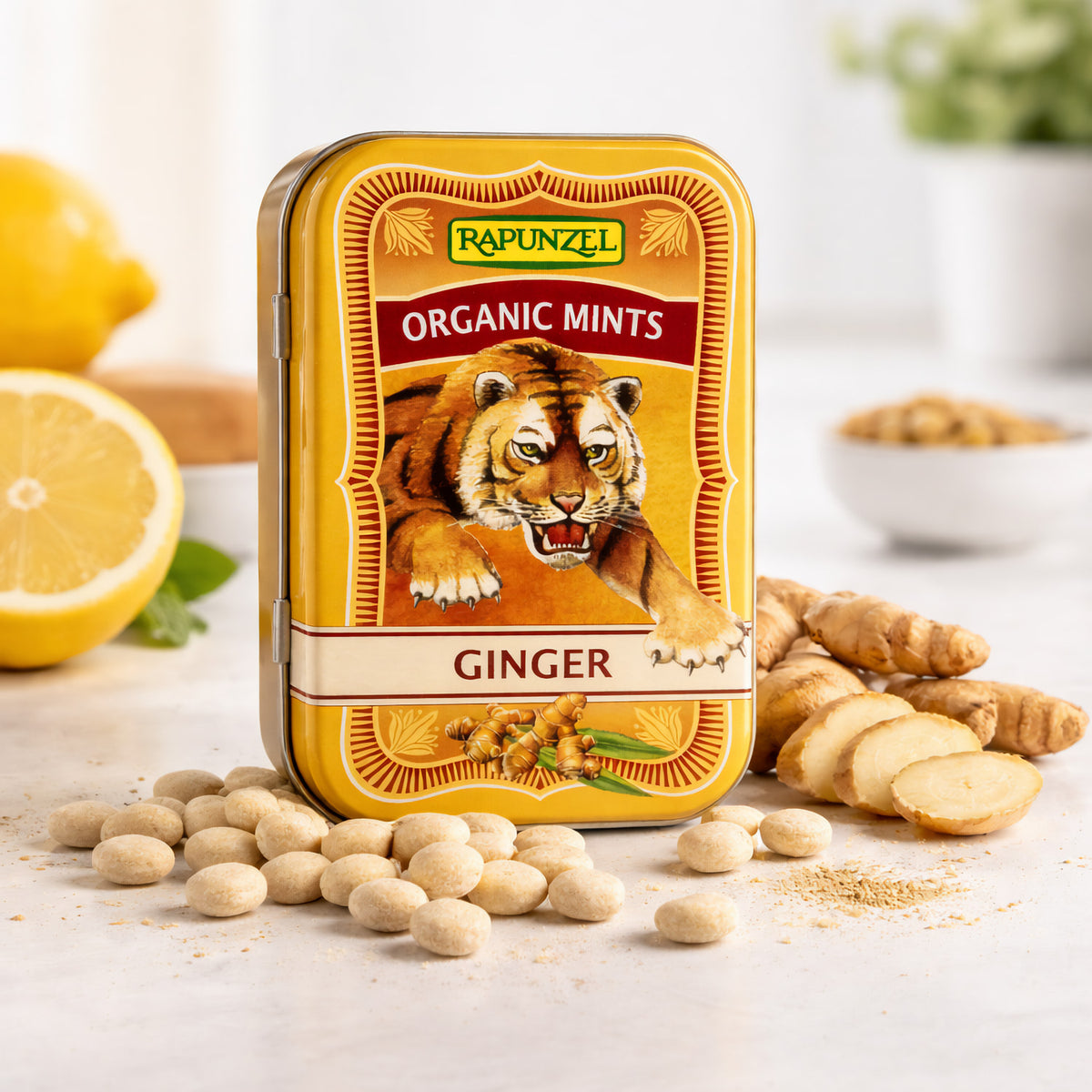 Rapunzel Organic Mints Ginger HIH (50g) - fit and life shop