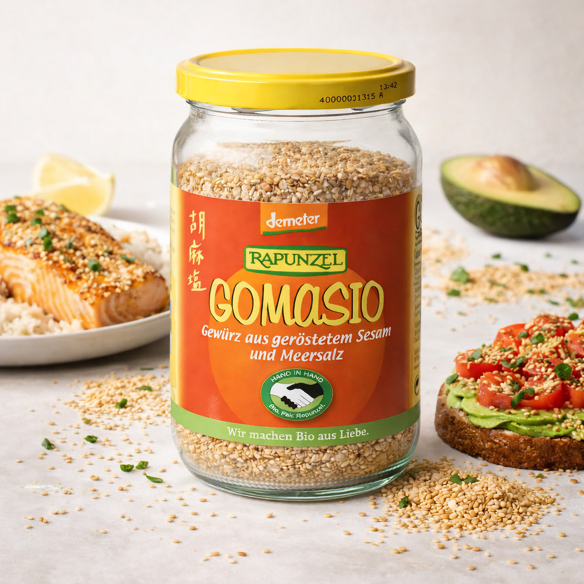 Rapunzel Gomasio, Sesam und Meersalz HIH, (250g) - fit and life shop