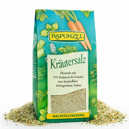 Rapunzel Kräutersalz mit 15% Kräutern und Gemüse (500g) - fit and life shop