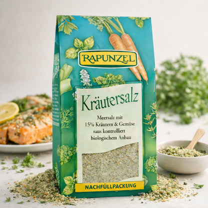 Rapunzel Kräutersalz mit 15% Kräutern und Gemüse (500g) - fit and life shop