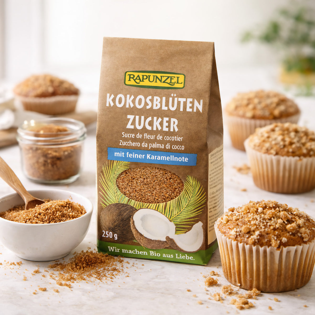 Rapunzel Kokosblütenzucker (250g) - fit and life shop
