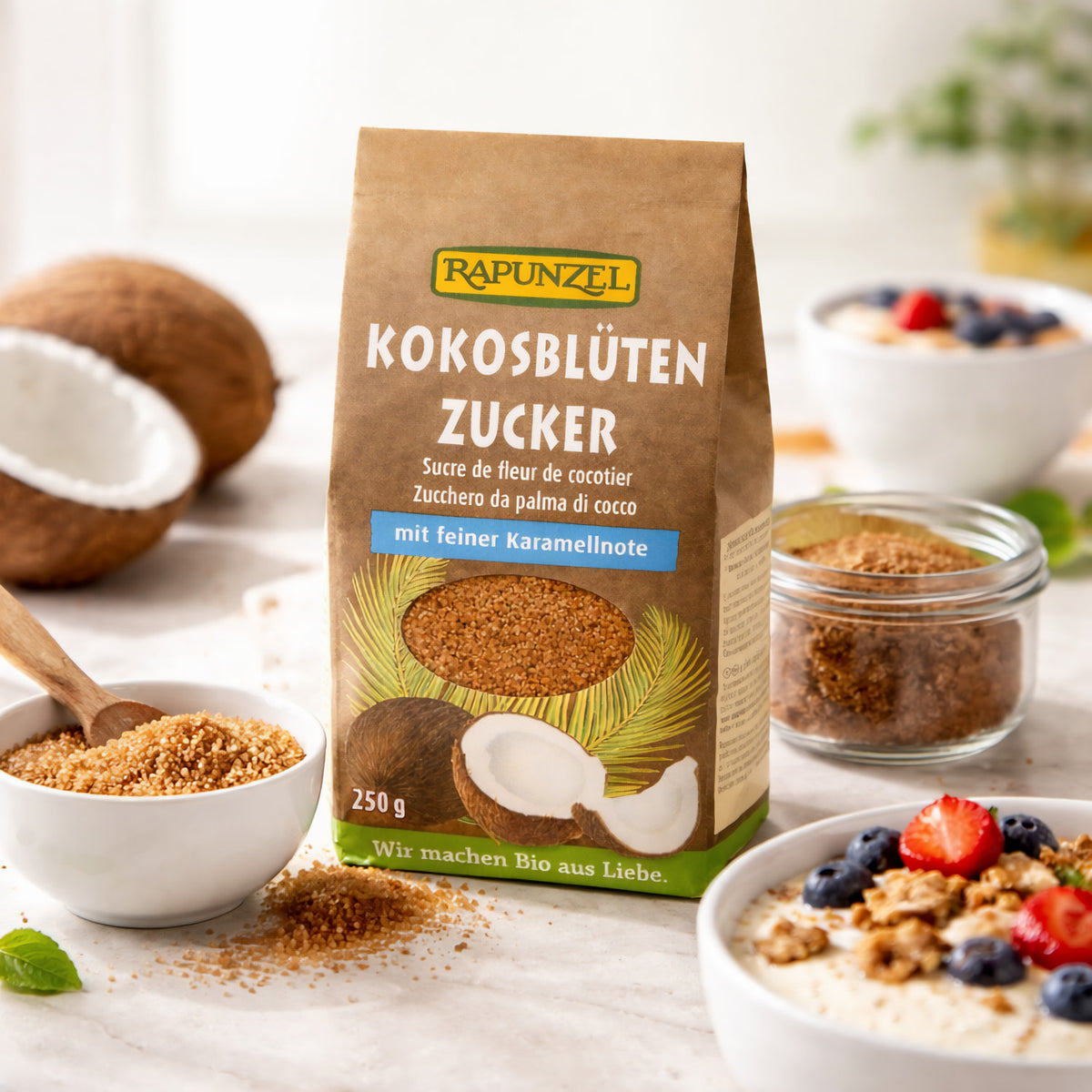 Rapunzel Kokosblütenzucker (250g) - fit and life shop
