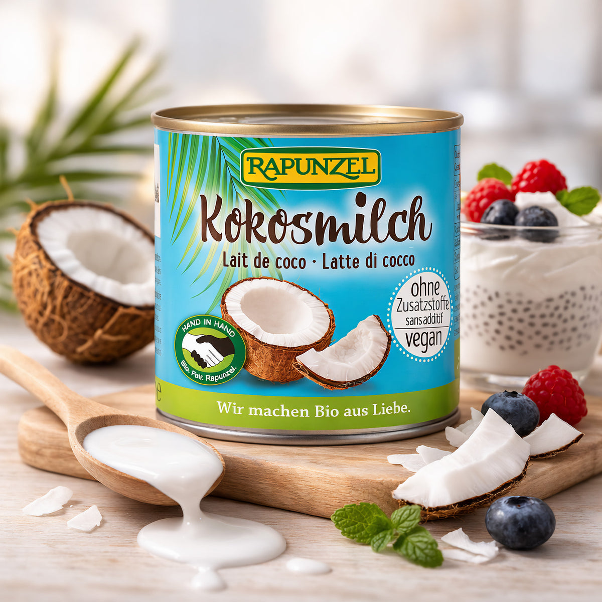 Rapunzel Bio Kokosmilch HIH  200 ml - fit and life shop
