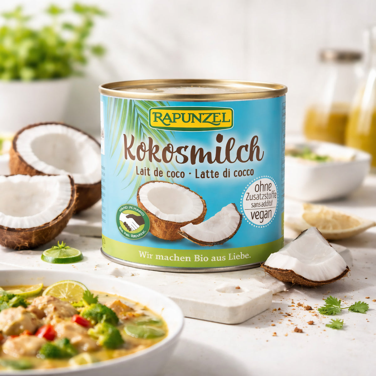 Rapunzel Bio Kokosmilch HIH  200 ml - fit and life shop