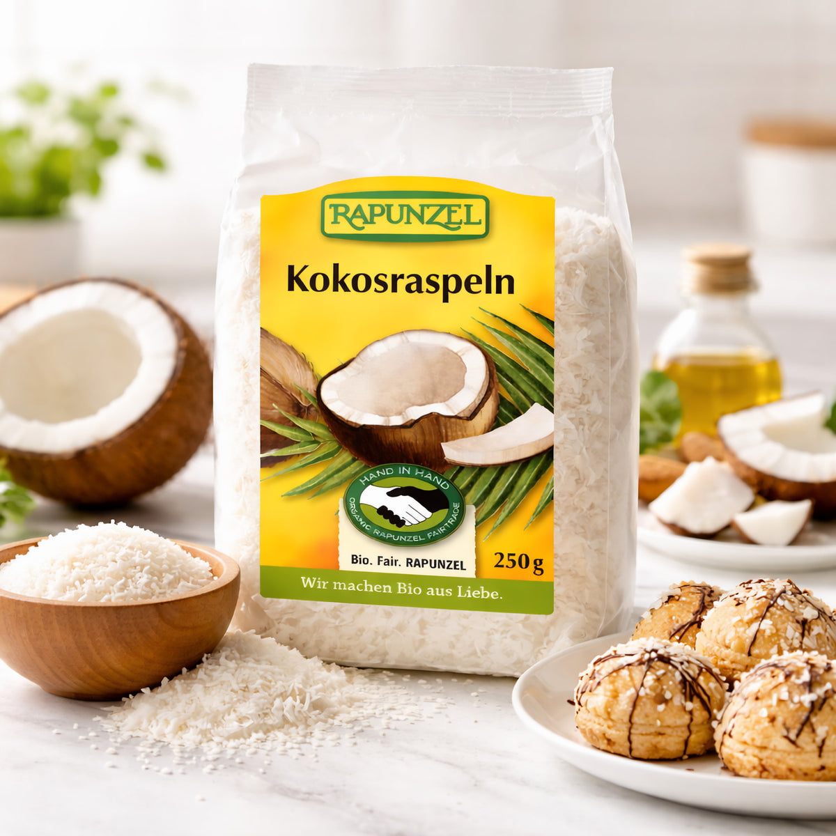 Rapunzel Kokosraspel, Projekt, HIH, 250 g - fit and life shop
