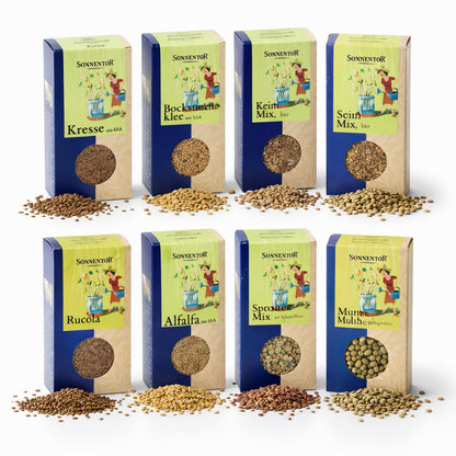 Sonnentor Keimsprossen Sortiment mit 9 Sorten (Bio-Keimsprossen) - fit and life shop