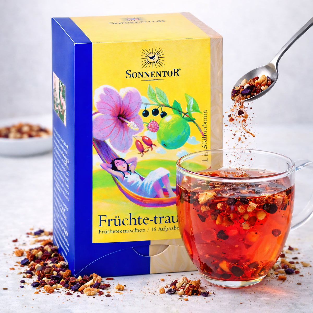 Sonnentor Tee Früchtetraum Doppelkammerbeutel,(2x45g) - fit and life shop