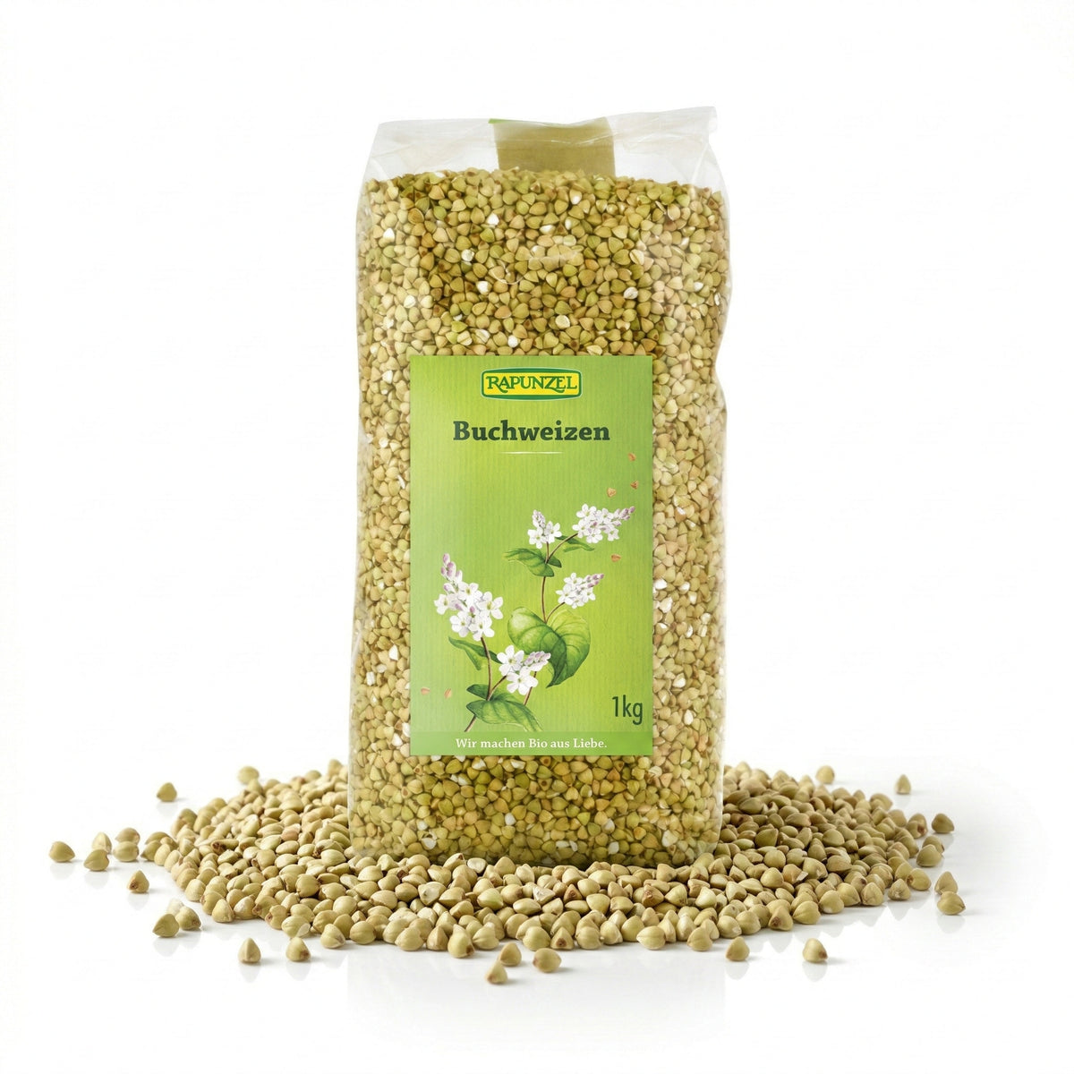 Bio Buchweizen von Rapunzel in einer Schüssel, ideal zum Kochen, ab 1000g, naturbelassen und vielseitig verwendbar.