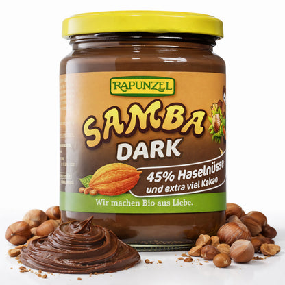 Bio Samba Dark von Rapunzel, dunkle Kakaopulver zum Kochen, 250g, fein gemahlen und aromatisch, ideal für Desserts und Backwaren