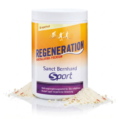 Sanct Bernhard Sport Regeneration Mineraldrink Grapefruit in 750g Dose, vitaminreicher Nahrungsergänzung für Sport und Aktivität