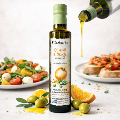Fruchtwerker Olivenöl + Zitrone 250ml und Olivenöl + Orange 250ml Set — Abbildung 3