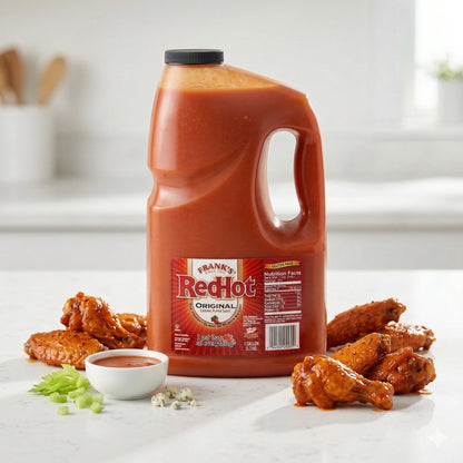 Cayennepfeffer Sauce Original - Franks Red Hot Soße - 3,78L Kanister - Vorrat scharfe Soße Pfeffersoße Chili Chilisoße — Abbildung 2
