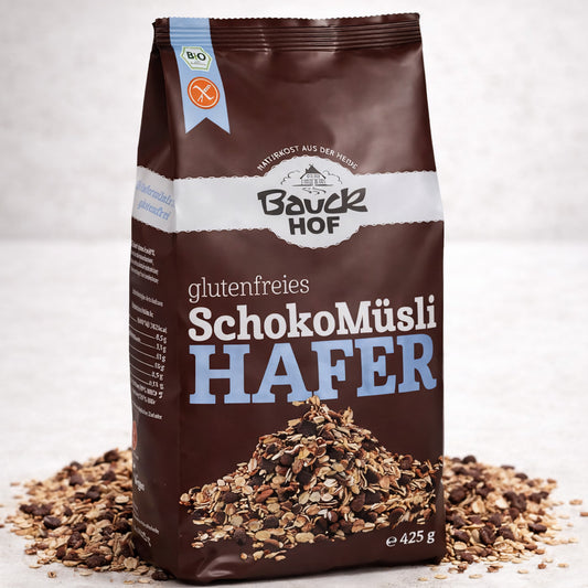 Bauckhof / Bauck Mühle Bauckhof Bio Hafer Schoko Müsli glutenfrei