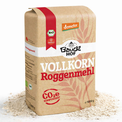 Bauckhof / Bauck Mühle Bauckhof Bio Roggenmehl Vollkorn Demeter 1kg