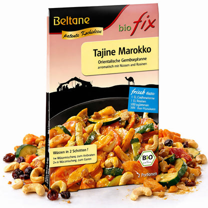 Beltane Biofix Tajine Marokko, Kochen, 23,6 g Packung mit aromatischer marokkanischer Gewürzmischung