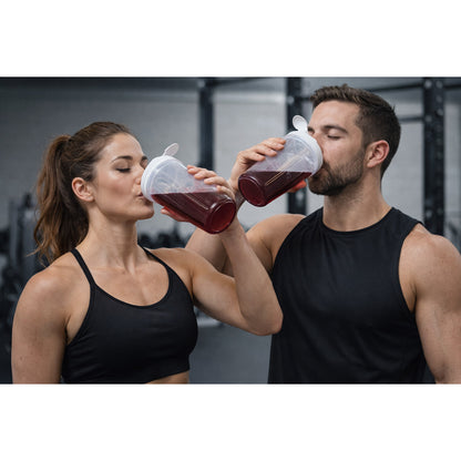 Amino Liquid BWG Cherry Kick in 1000ml Flasche, roter Körperenergizer mit Kirschgeschmack von BodyworldGroup.