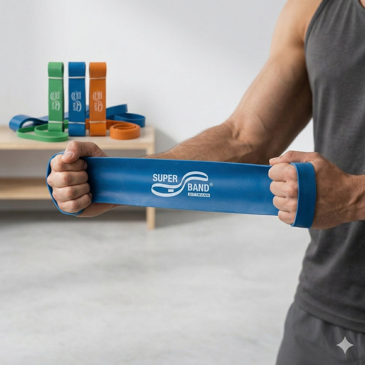 Dittmann SUPERBAND Gymnastikband - verschiedene Stärken + Bonus BODYTUBE — Abbildung 2