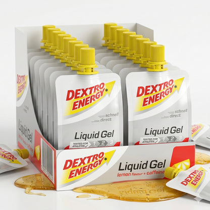 Dextro Energy Liquid Gel Mineralien in verschiedenen Sorten, 18er Packung, energiereiche Vitamin- und Mineralstoffversorgung
