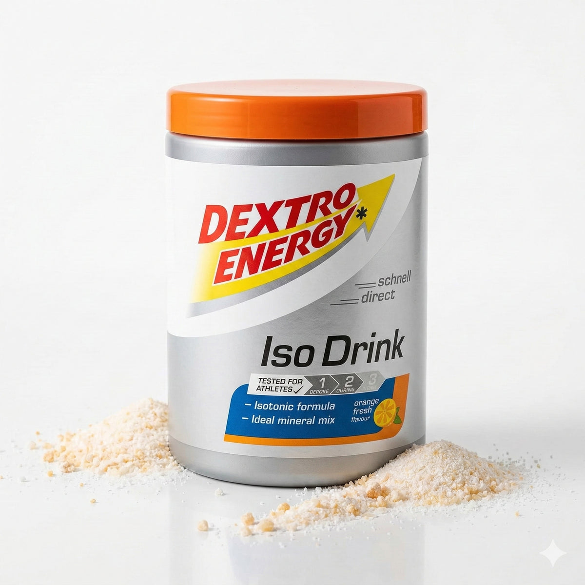 Dextro Energy Iso Drink Dose mit verschiedenen Geschmacksrichtungen, mineralienreicher Sportdrink in 440g Dose