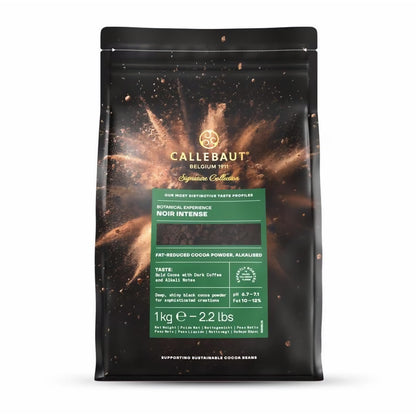 Callebaut Cacao Barry Noir Intense Kakao, 1 kg Packung, feines dunkles Kakao für Frühstück und Backen, hochwertige Schokolade