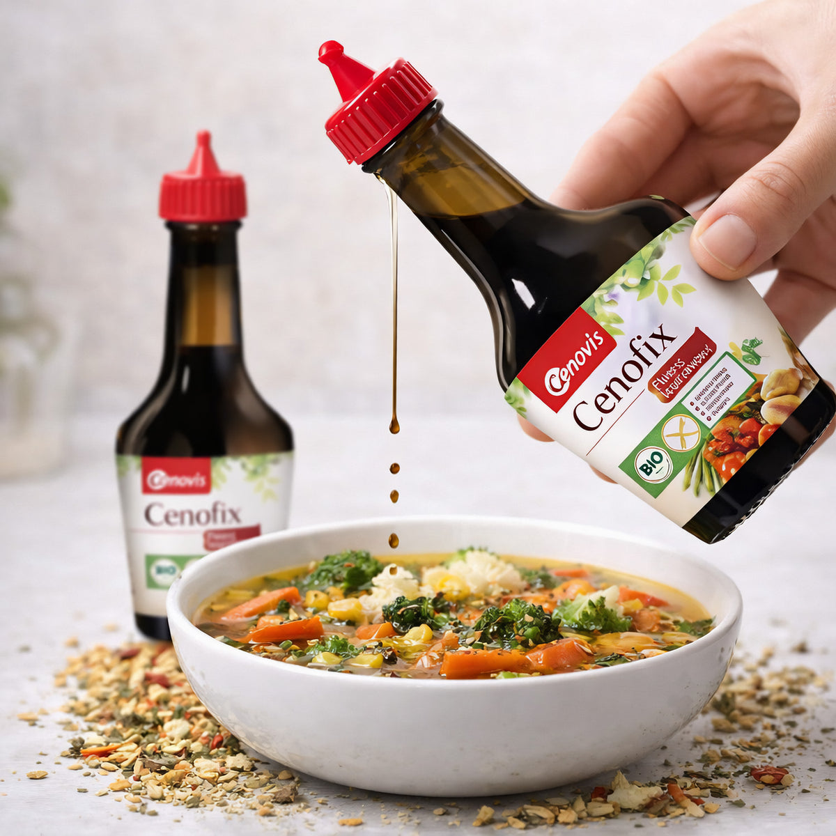 Cenovis Cenofix universell flüssig, Kochzutat in 85ml Flasche, vielseitig in der Küche verwendbar